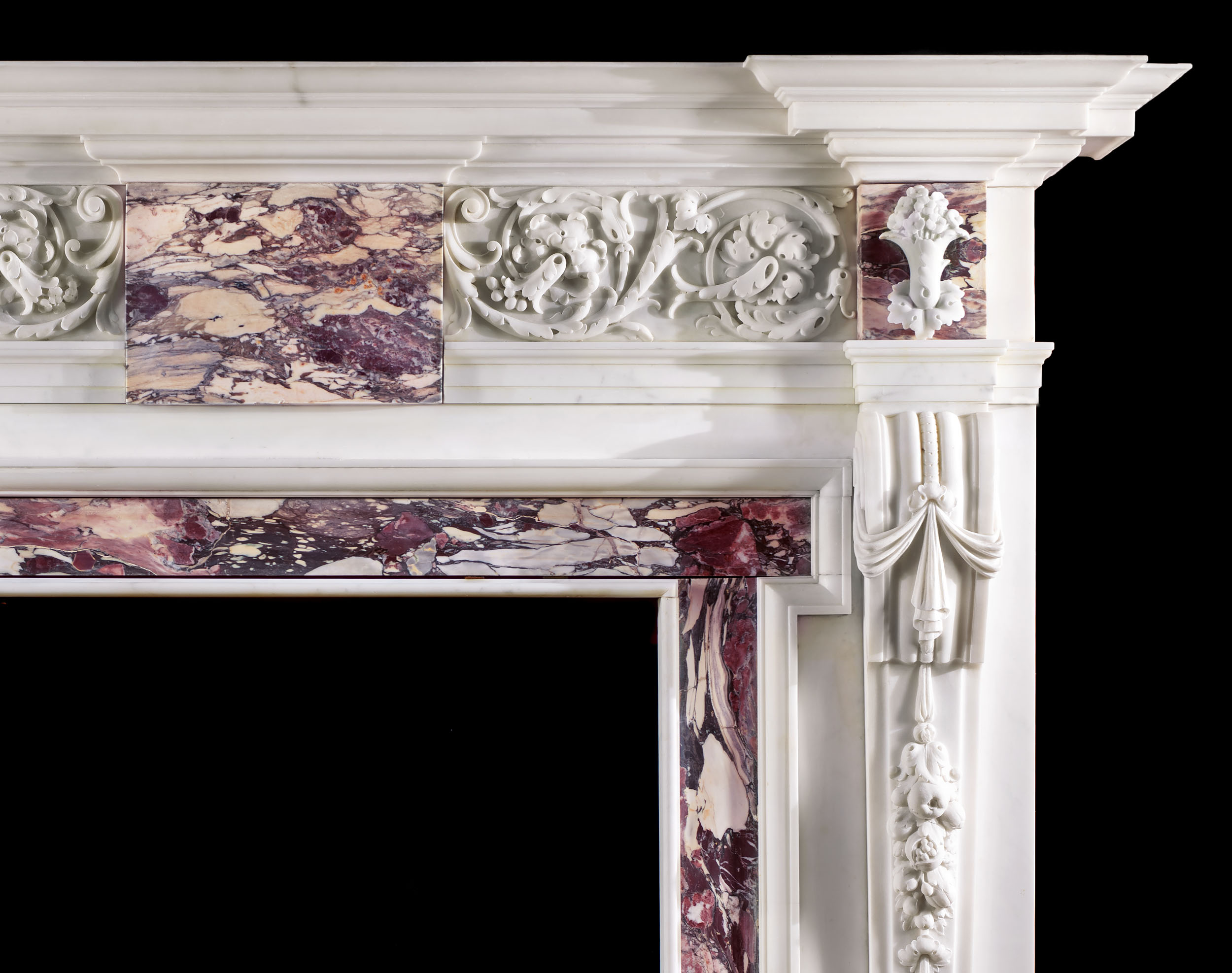 A William Kent Style Palladian Fireplace