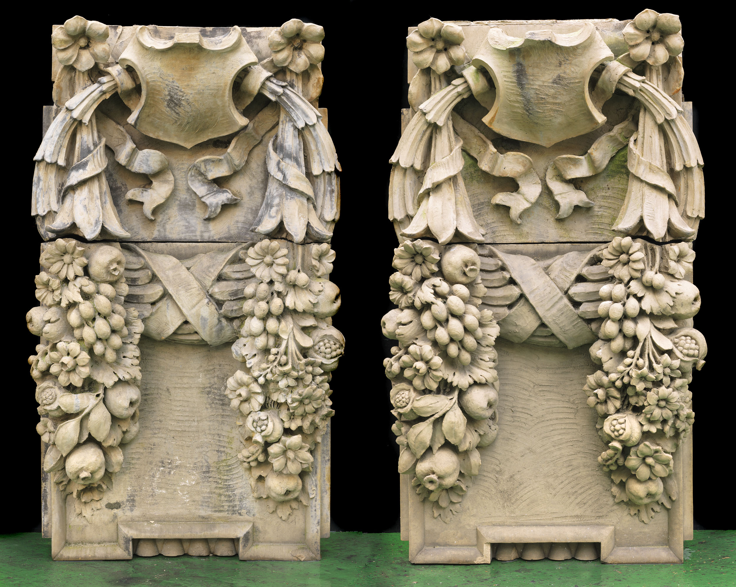 A Pair of Crosse & Blackwell Wall Sculptures
