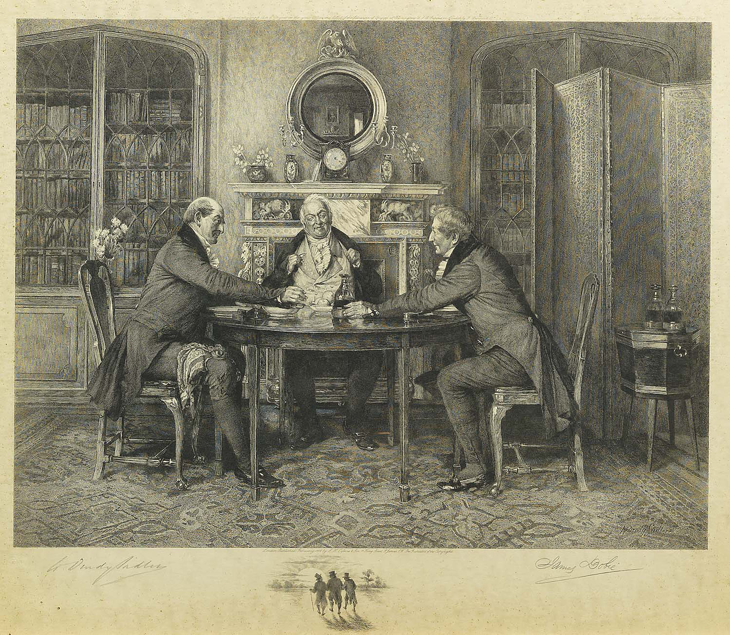 A Set of Three Engraved Victorian Prints