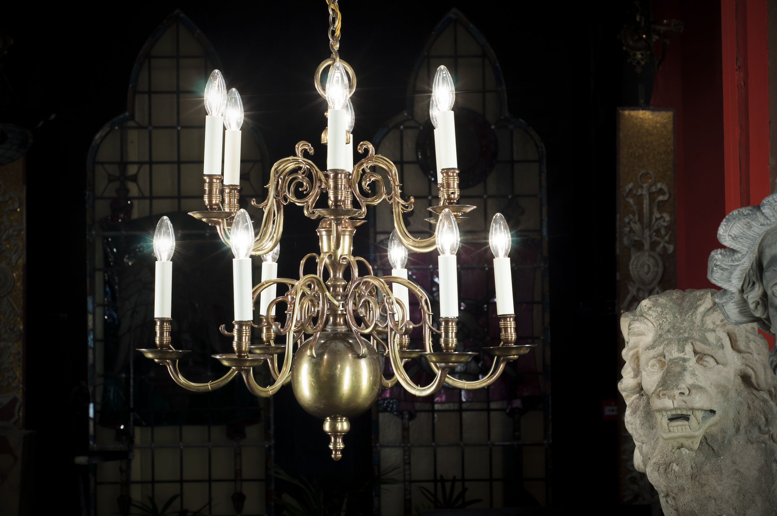 Early 20th Century Baroque Style Chandelier