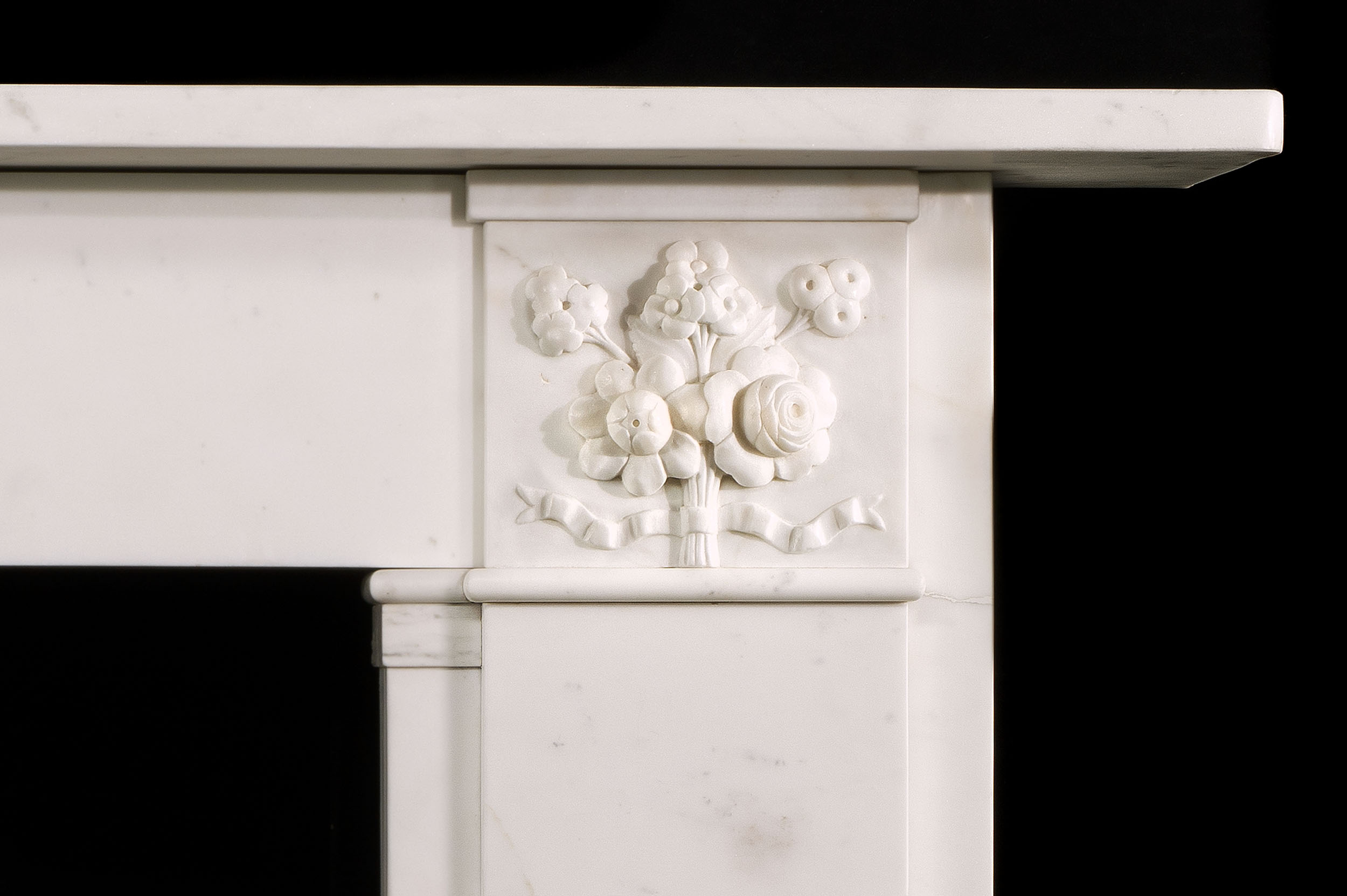  A Statuary Marble Victorian Fire Surround