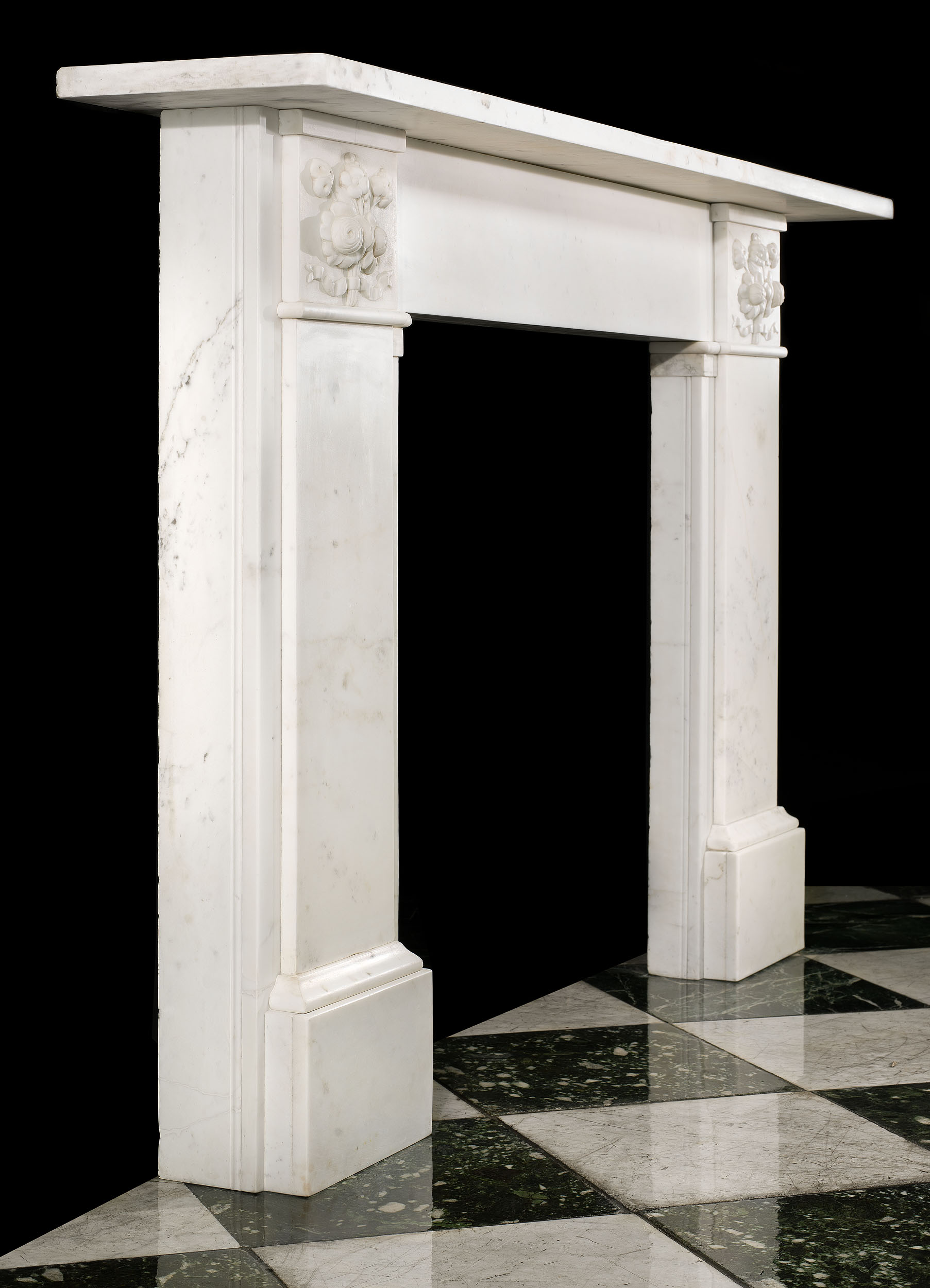  A Statuary Marble Victorian Fire Surround