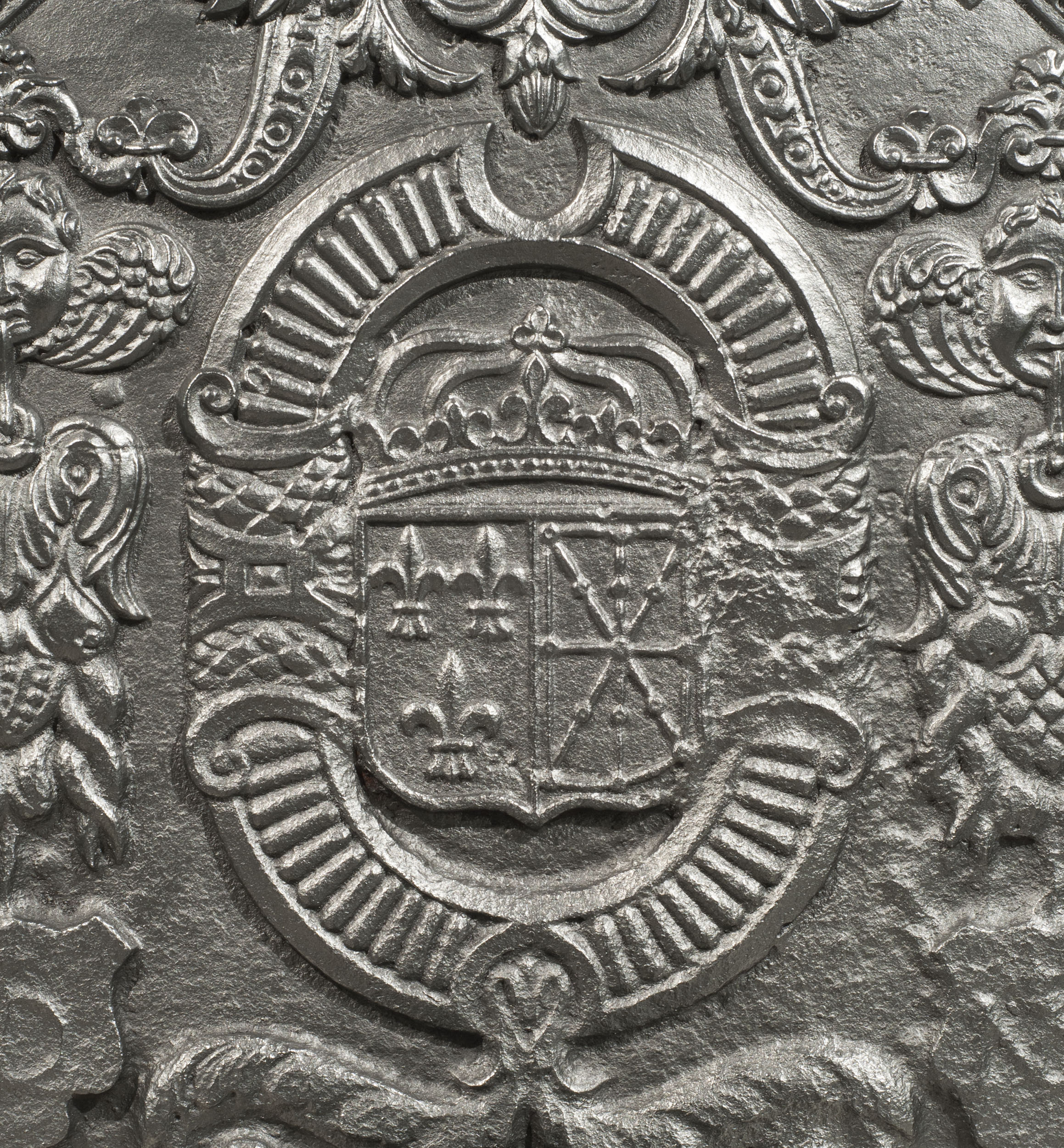 An Antique French Heraldic Fireback