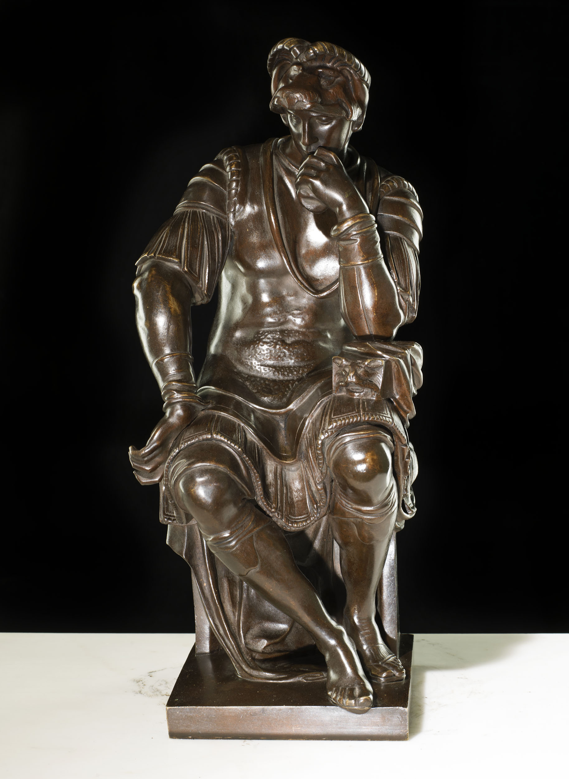 A Patinated  Bronze of Lorenzo de Medici
