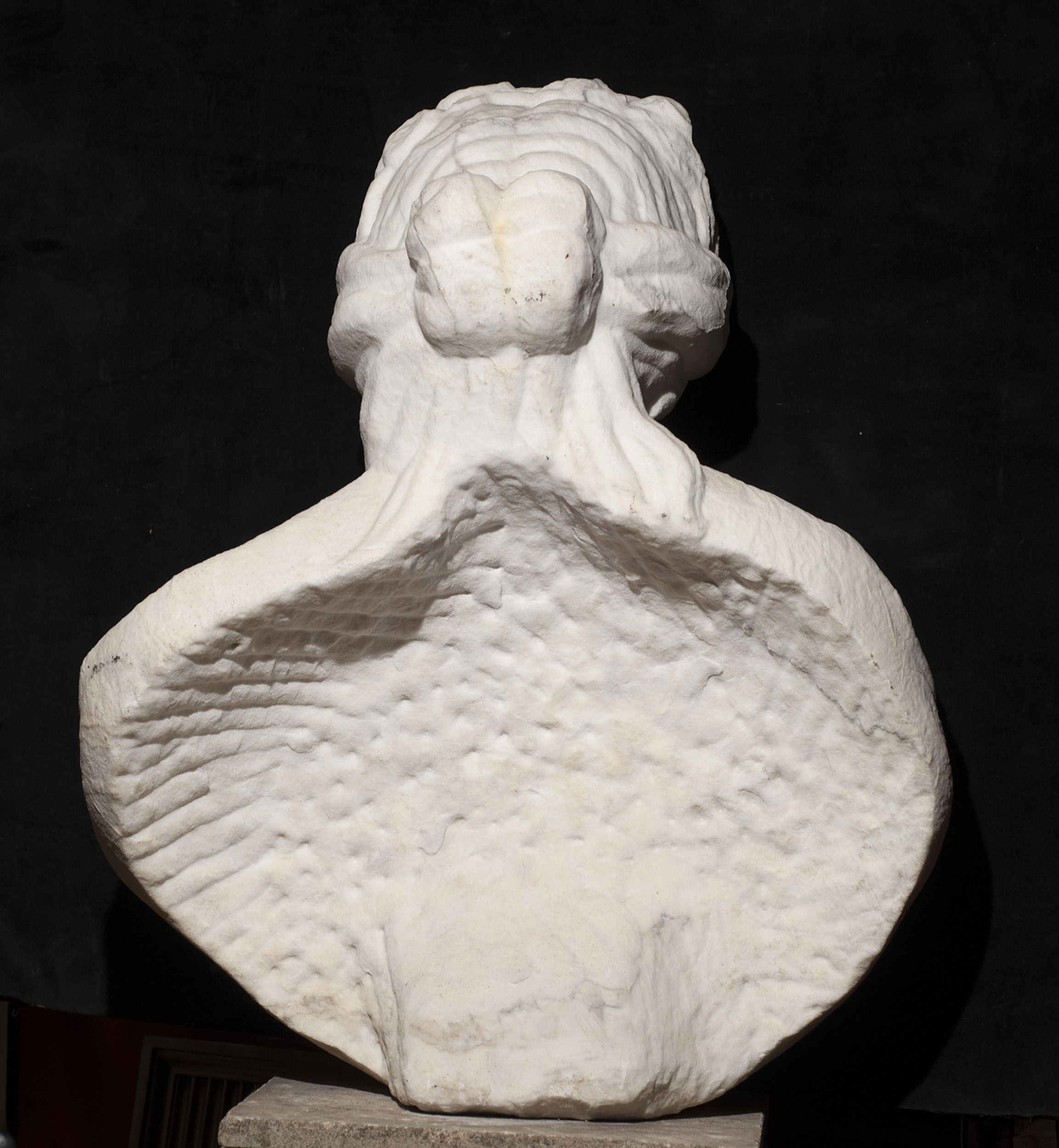 An 18th Century Marble Bust of a Gentlewoman