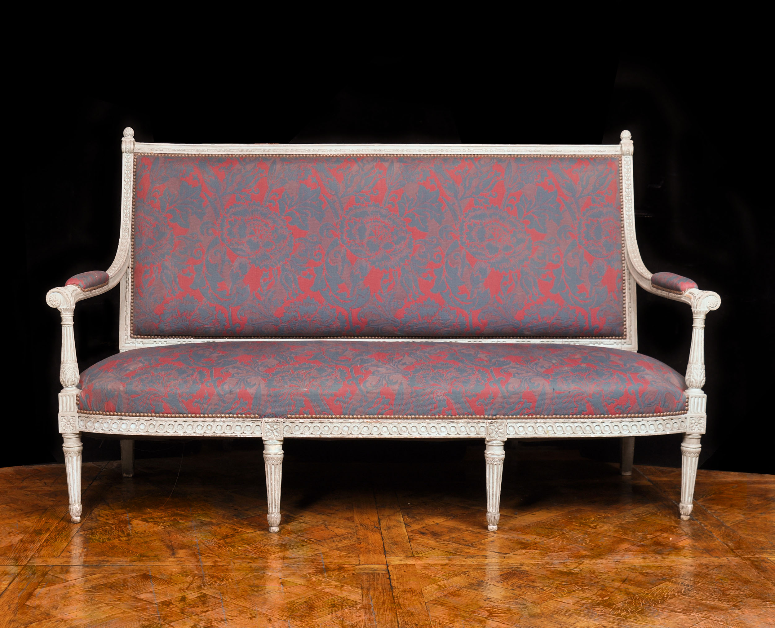 A Louis XVI Style Beechwood Sofa Canapé