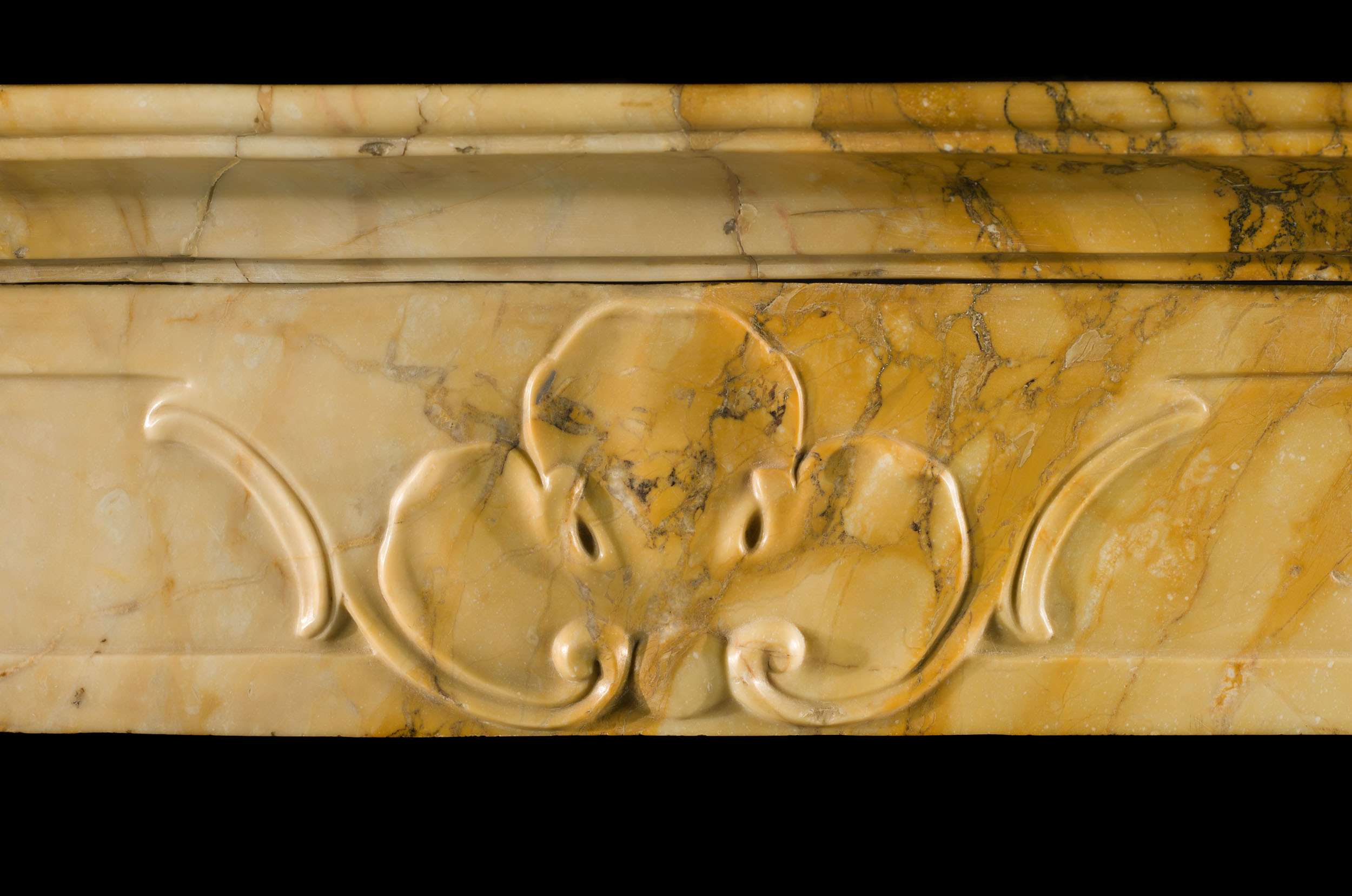 An Antique Italian Marble Fire Surround
