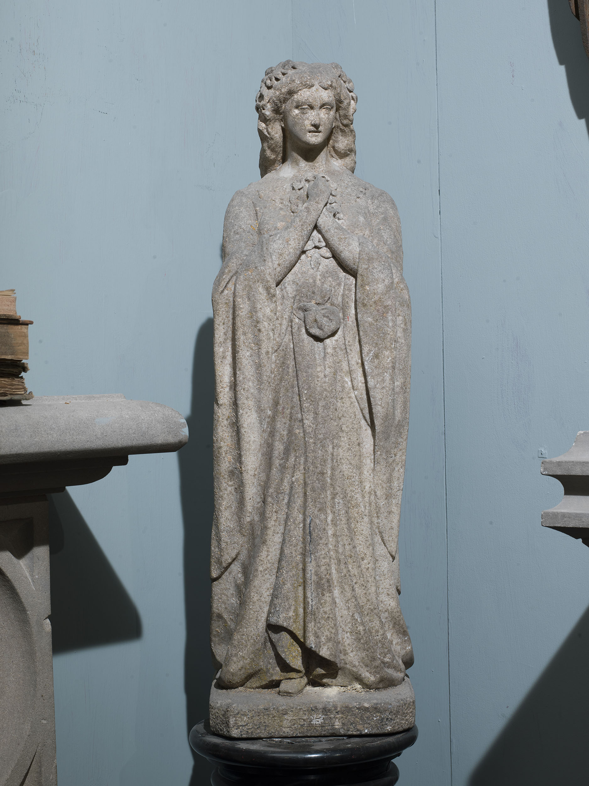 A Marble Pre Raphaelite Statue of Ophelia