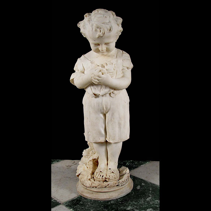 A late nineteenth century marble figure    