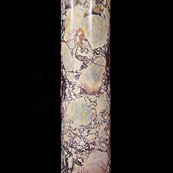Victorian pair of marble columns    