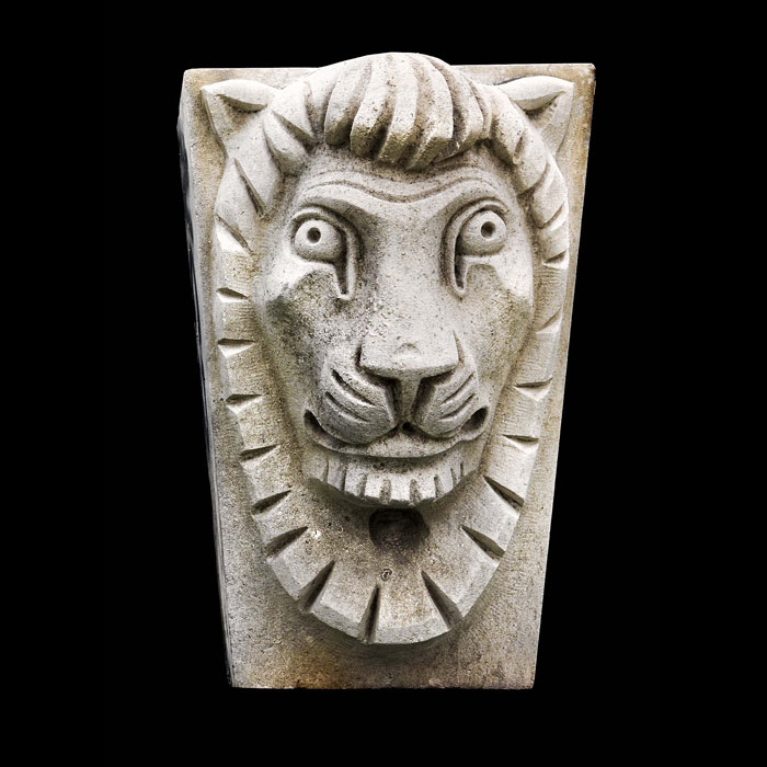 A Lions Head Keystone by Sir Charles Wheeler   