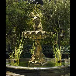  Italian Baroque Composite Stone Fountain 


