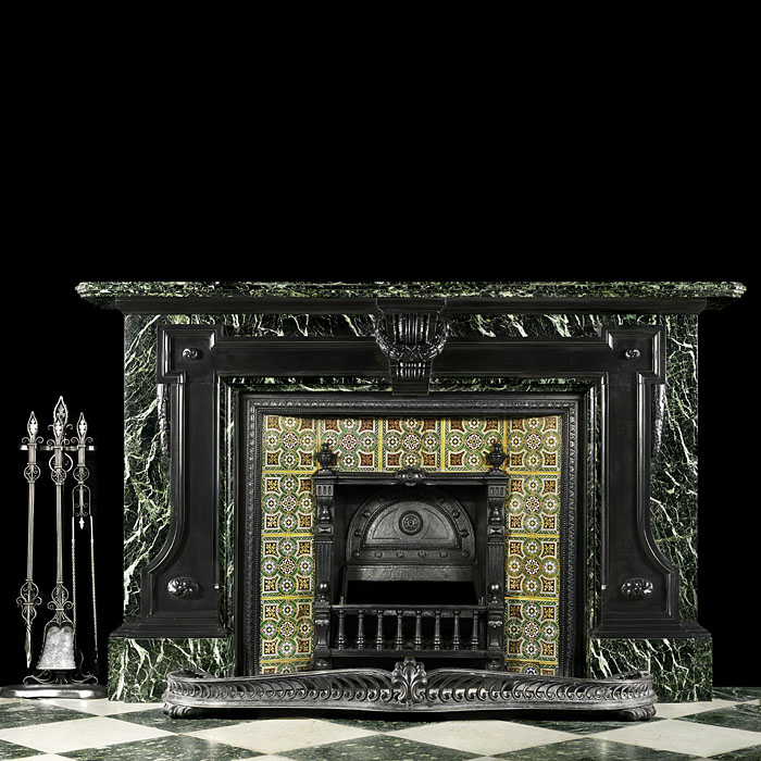 Antique and substantial Mid Victorian fireplace in the Palladian style
