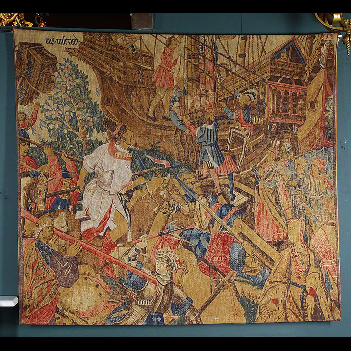 Medieval Coloured Canvas Tapestry
