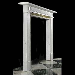 A Statuary Marble Regency Fire Surround
