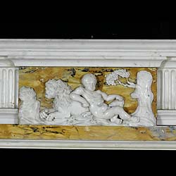 George III Sienna And Statuary Fireplace
