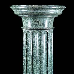 A Baroque Style Marble Plinth Column

