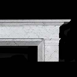 An Antique Statuary Marble William IV Chimneypiece Mantel