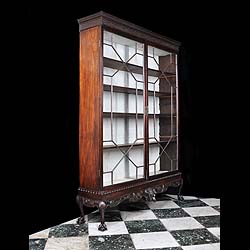 An Adam Style Mahogany Bookcase or Cabinet