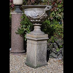 A Reconstituted Stone Classical Garden Urn