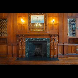Antique Renaissance style Victorian panelled room     