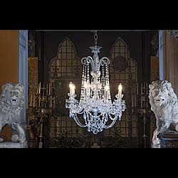  Victorian classical style cut glass antique chandelier   