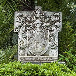 Antique Garden Statuary Portland Stone Plaque
 A large and historically significant Portland Stone Plaque, bearing the motto  'Knowledge is Power', from St Thomas' Hospital, London. 
