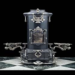 A 19th century antique French Wood Burning Stove