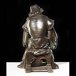 A Patinated Bronze of Leonardo da Vinci    