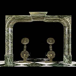 An Arts and Crafts antique marble fireplace mantel 