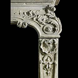  A Rare Louis XV Stone Fireplace Mantel