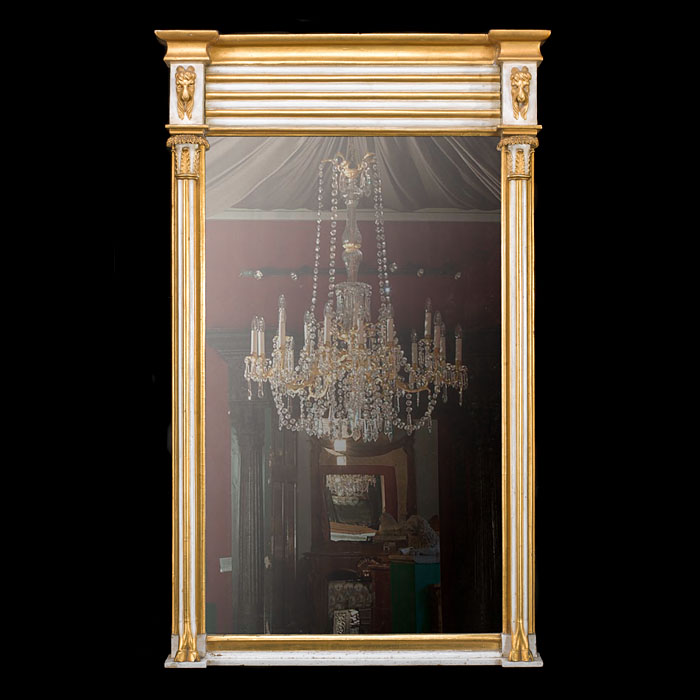 A parcel gilt Regency wall mirror