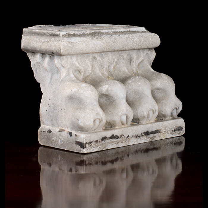 A Neoclassical style lion paw sculpture 