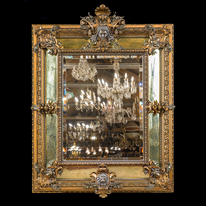  French Renaissance Revival Gilt Mirror 