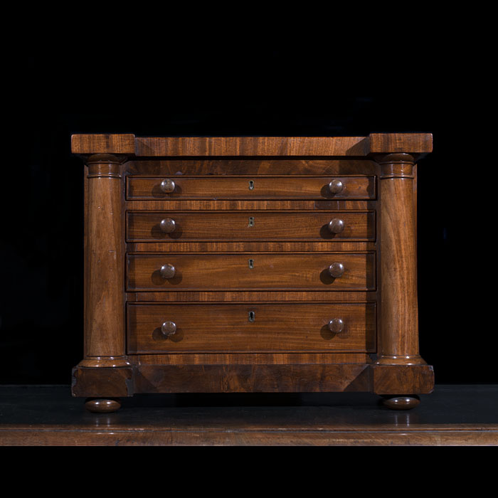 A Mahogany Collectors Chest of Drawers