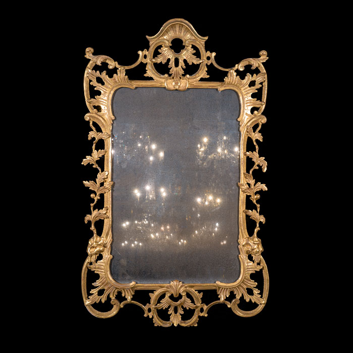 Very Fine George III Giltwood Wall Mirror 