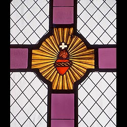 A Victorian Stained Glass Panel or Window

