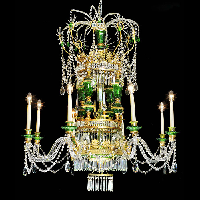 A Large Russian Style Crystal Chandelier 