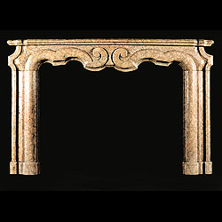 A 20th century Baroque style marble Bolection    
