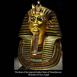 A Pair of Large Tutankhamun Model Masks