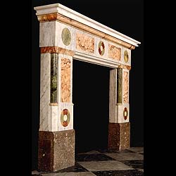 Arts & Craft specimen marble antique chimneypiece    