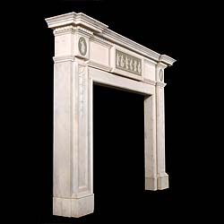 A 19th century Georgian style antique marble chimneypiece    