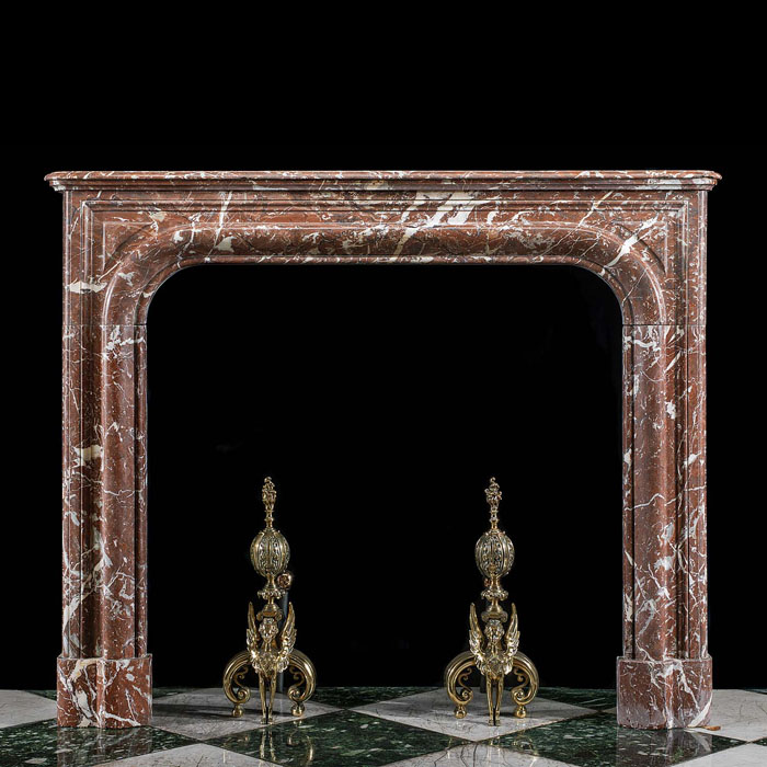Baroque Style Languedoc Marble Fireplace