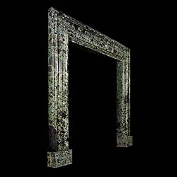 A 19th century Green Marble Bolection Chimneypiece 
