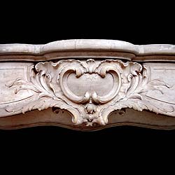  A very fine and large Rococo style antique chimneypiece   