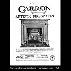 A grand Adam style Carron cast iron Antique Fire Grate 