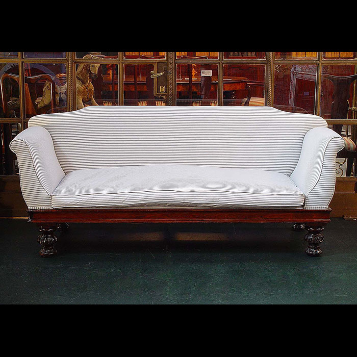 An antique Rosewood Victorian sofa   
