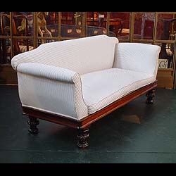 An antique Rosewood Victorian sofa   