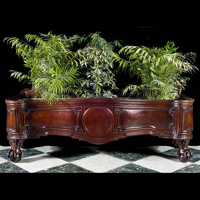 Chippendale style Victorian mahogany jardiniere    