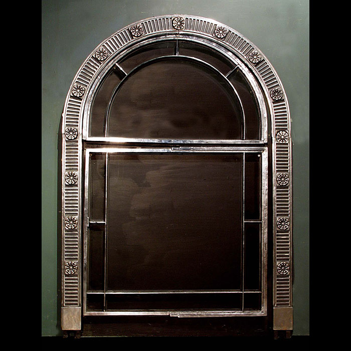  Regency cast iron arched window frames    